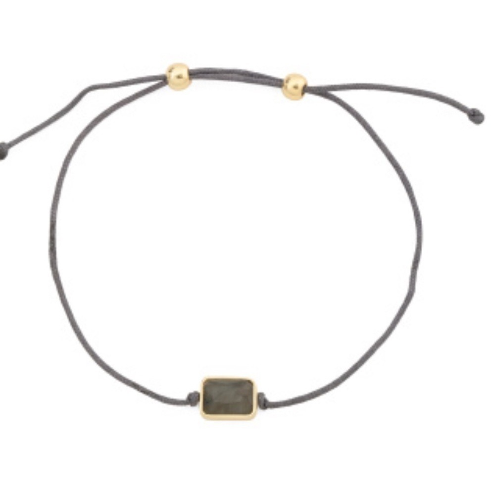 Gorjana New Power Gemstone Geo Bracelet‎ Labradorite and Gold for Balance